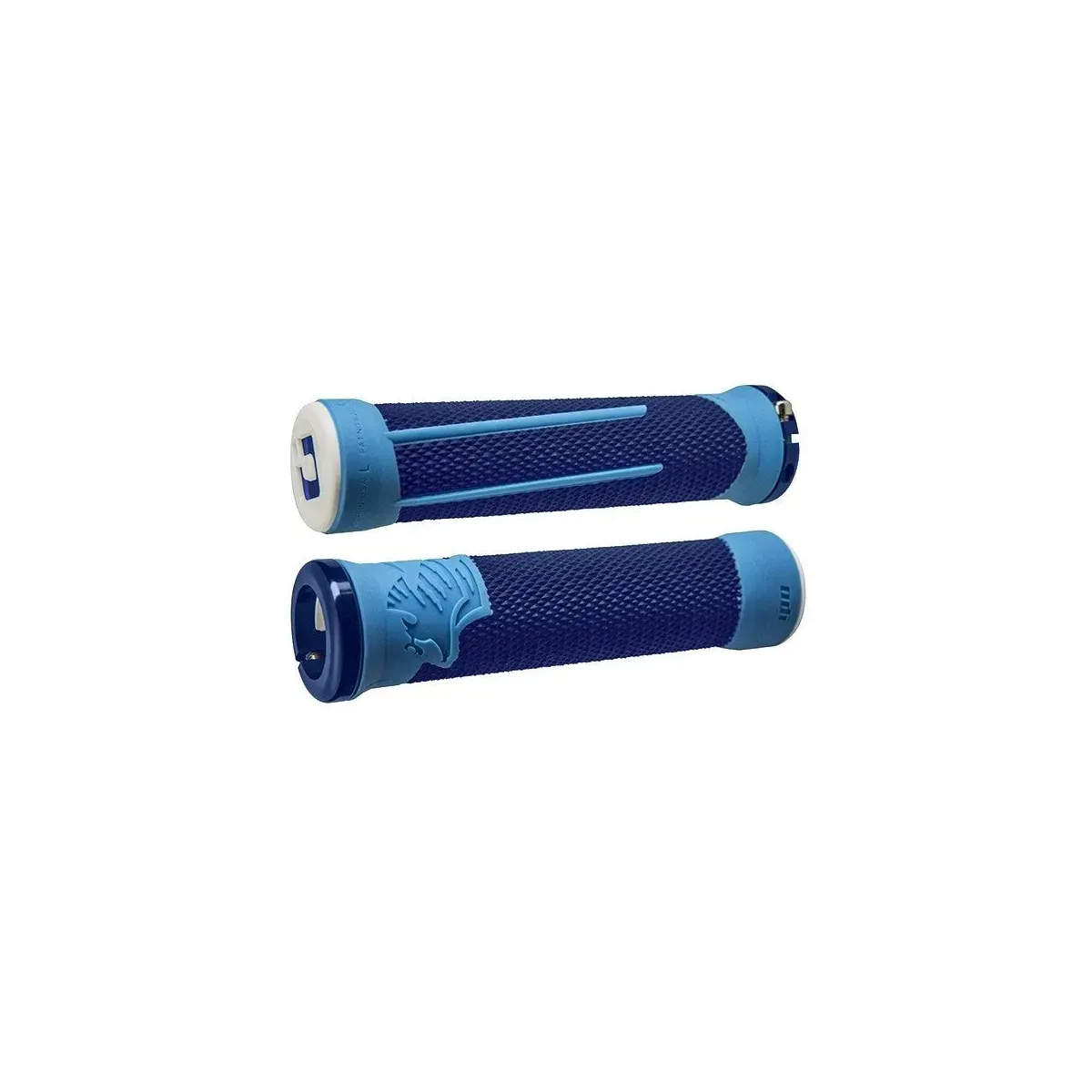 Odi Ag-2 V2.1 Lock-On Grips Blue/Lt Blue W/Blue Clamps